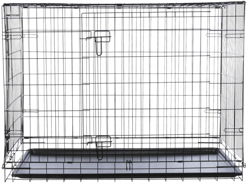 Home Kennel L: 109 × 79 × 71 cm schwarz